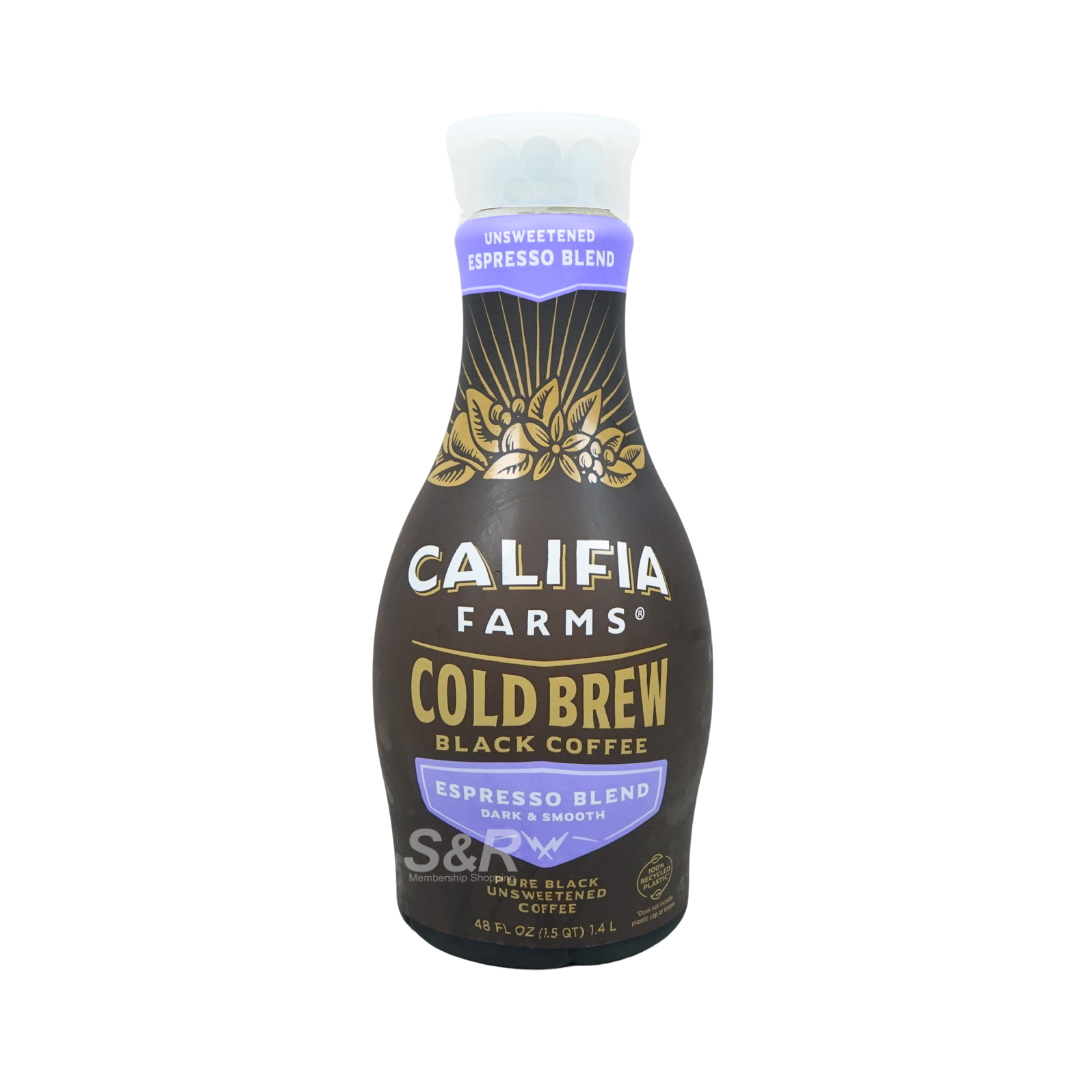 Califia Farms Espresso Blend Cold Brew Black Coffee 1.4L
